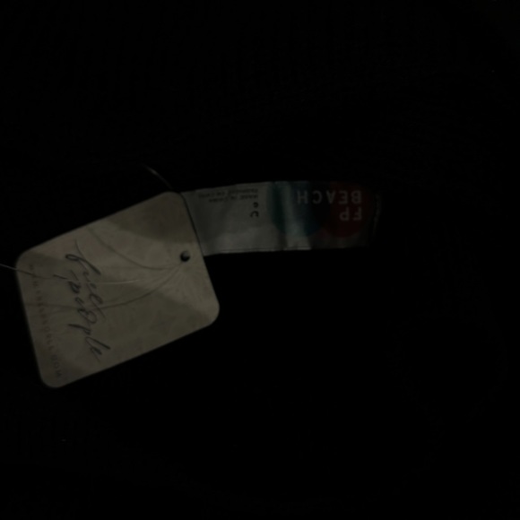 Free People Orchid Convertible Low-Back Mini Dress Knit Free-est Black Large NWT - Picture 7 of 10